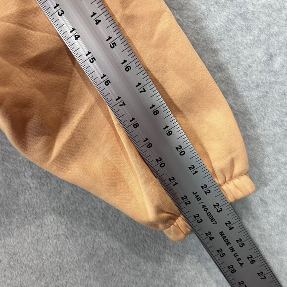 H&M Peach Orange Womens Cropped Zip-Up Hoodie M Athleisure Classic Casual *Read - Picture 8 of 8